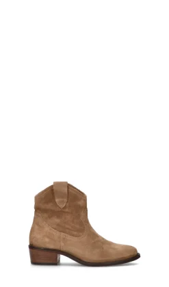 PHIL MELVIS Tronchetto donna cammello in suede