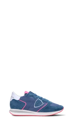 PHILIPPE MODEL Sneaker donna blu/rosa in suede