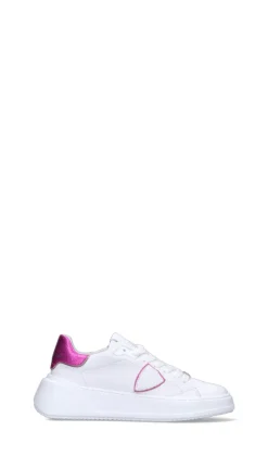 PHILIPPE MODEL Sneaker donna bianca/fucsia in pelle