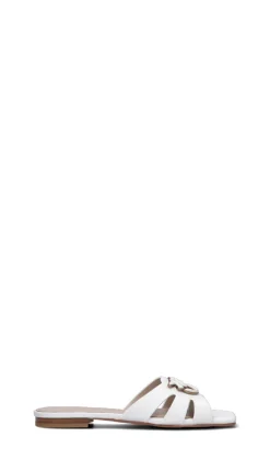 PINKO Ciabatta donna bianca in pelle