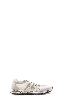 PREMIATA LUCY-D Sneaker donna bianca in pelle e tessuto
