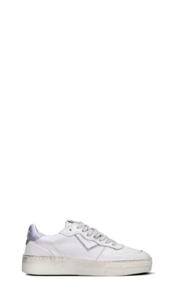 QUATTROBARRADODICI Sneaker donna bianca in pelle