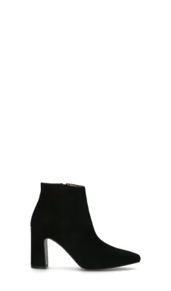 RABARBARO Tronchetto donna nero in suede