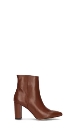 RABARBARO Tronchetto donna cuoio in pelle