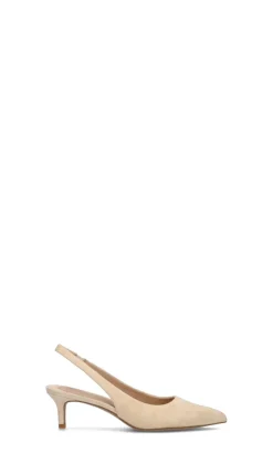 RALPH LAUREN Slingback donna sabbia in suede