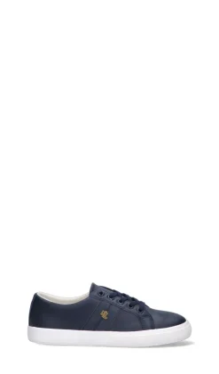 RALPH LAUREN Sneaker donna blu in pelle