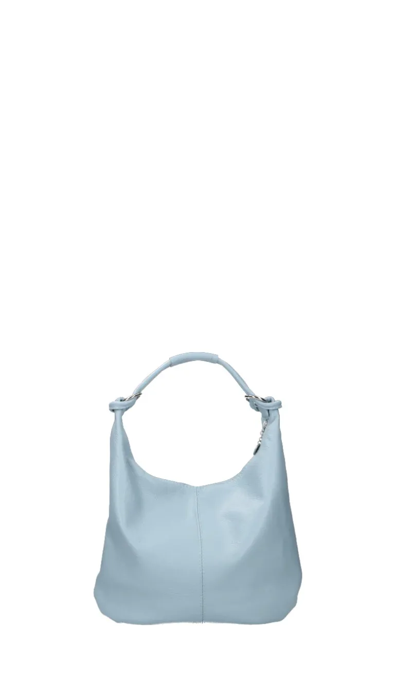 REBECCA VAN DIK Borsa donna azzurra in pelle