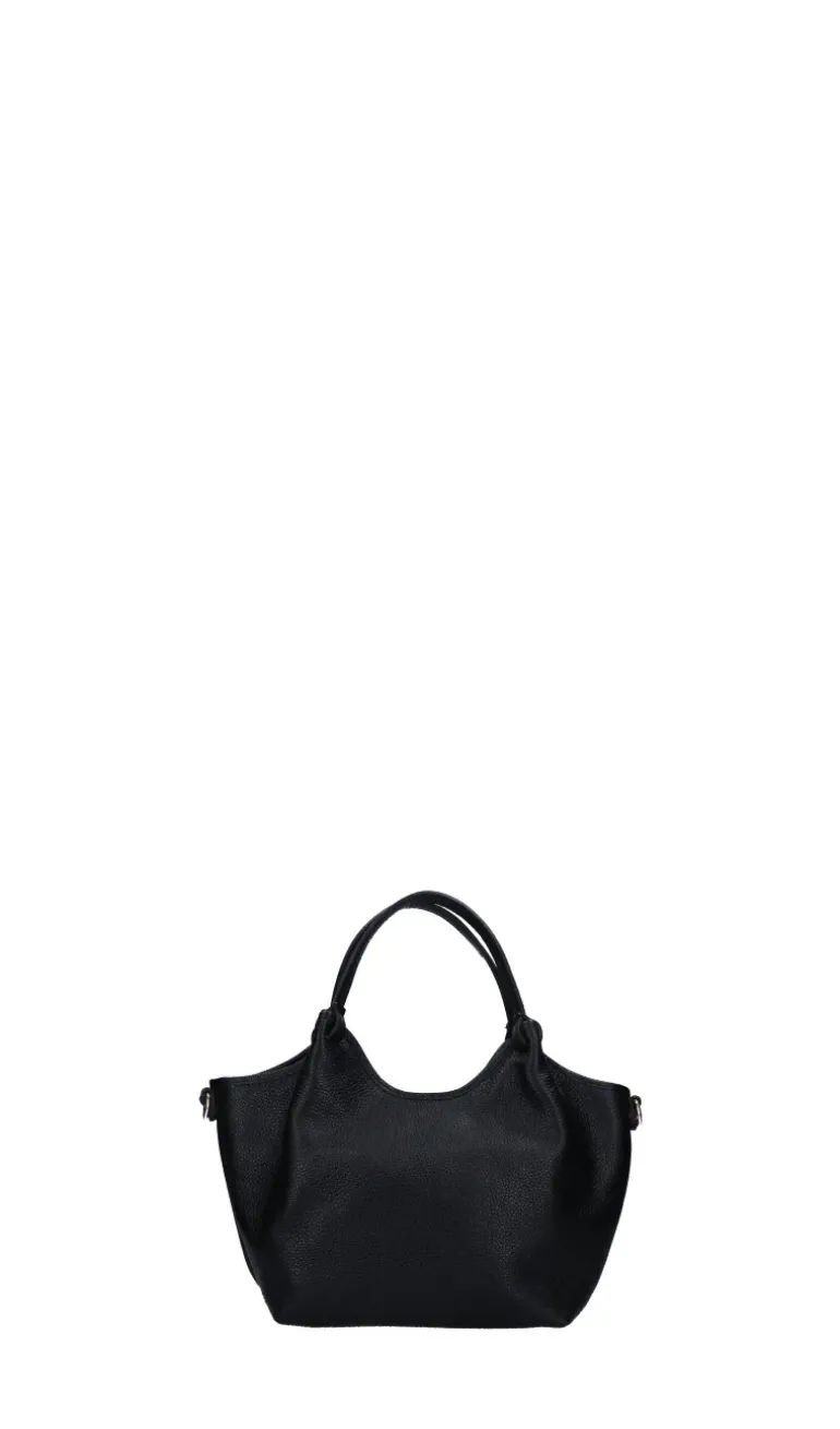 REBECCA VAN DIK Borsa donna nera in pelle