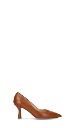 REBECCA VAN DIK Décolleté donna cuoio in pelle