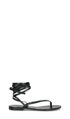 REBECCA VAN DIK Sandalo donna nero