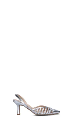 REBECCA VAN DIK Slingback donna argento