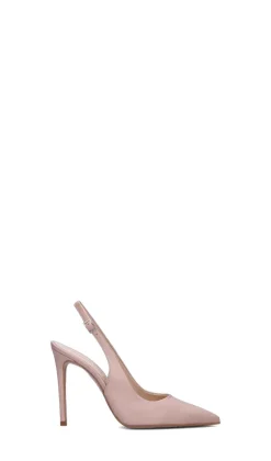 REBECCA VAN DIK Slingback donna rosa in pelle