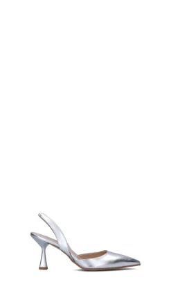 REBECCA VAN DIK Slingback donna argento