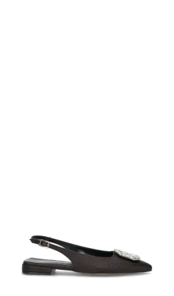REBECCA VAN DIK Slingback donna nera