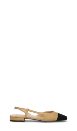 REBECCA VAN DIK Slingback donna beige/nera