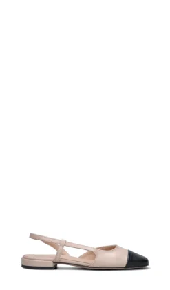 REBECCA VAN DIK Slingback donna nude/nera