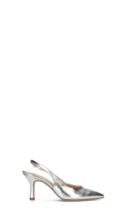 REBECCA VAN DIK Slingback donna argento