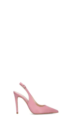 REBECCA VAN DIK Slingback donna rosa in pelle
