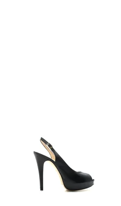 REBECCA VAN DIK Slingback donna nera