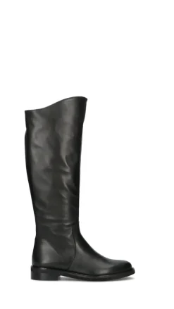 REBECCA VAN DIK Stivale donna nero in pelle