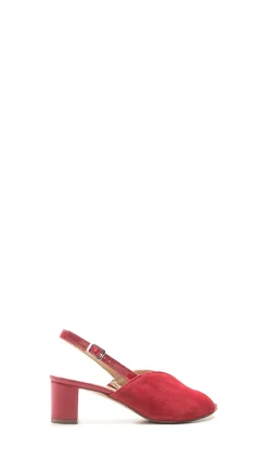 ROBERTA GINEPRI Sandalo alto donna rosso in pelle