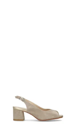 ROBERTA GINEPRI Sandalo donna beige in suede