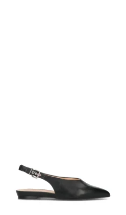 ROBERTA GINEPRI Slingback donna nera in pelle