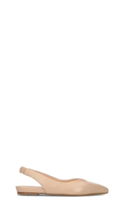 ROBERTA GINEPRI Slingback donna beige in pelle