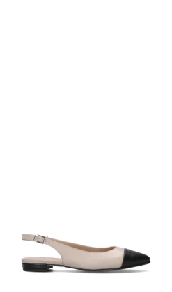 ROBERTA GINEPRI Slingback donna nera/beige in pelle