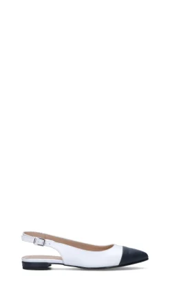 ROBERTA GINEPRI Slingback donna bianca/blu in pelle