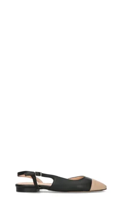 ROBERTA GINEPRI Slingback donna nera/beige in pelle