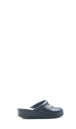 SANITAL LIGHT Ciabatta donna blu in pelle rivestita