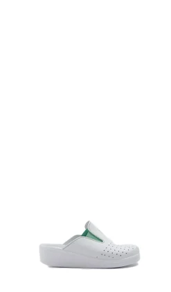 SANITAL LIGHT Ciabatta donna bianca in pelle rivestita