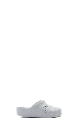 SANITAL LIGHT GEL Ciabatta donna bianca in pelle rivestita