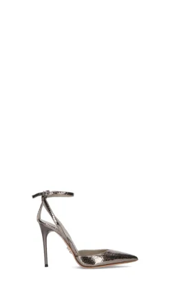 SERGIO LEVANTESI Decollete donna argento in pelle