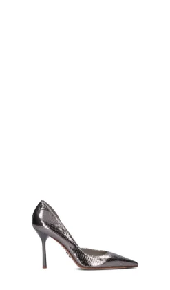 SERGIO LEVANTESI Decollete donna grigia in pelle