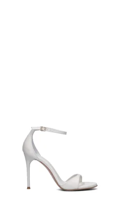SERGIO LEVANTESI Sandalo donna bianca in pelle