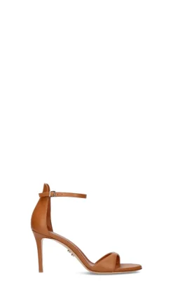 SERGIO LEVANTESI Sandalo donna marrone in pelle