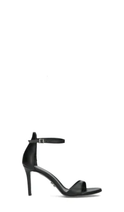 SERGIO LEVANTESI Sandalo donna nero in pelle
