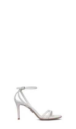 SERGIO LEVANTESI Sandalo donna bianco in pelle