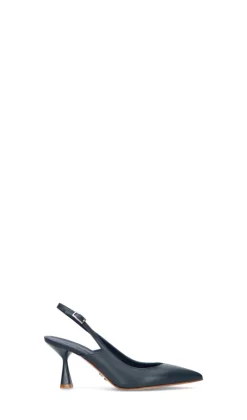 SERGIO LEVANTESI Slingback donna blu in pelle