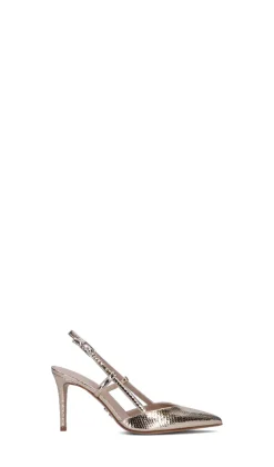 SERGIO LEVANTESI Slingback donna oro in pelle