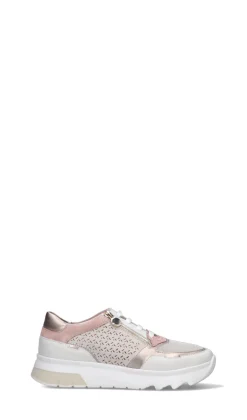 STONEFLY Sneaker donna bianca/rosa in pelle