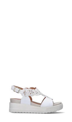 STONEFLY Zeppa donna bianca in pelle