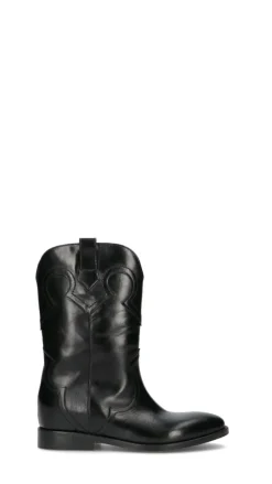 STRATEGIA Stivale donna nero in pelle