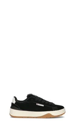 TOMMY HILFIGER JEANS Sneaker donna nera in suede