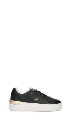 TOMMY HILFIGER Sneaker donna nera in pelle