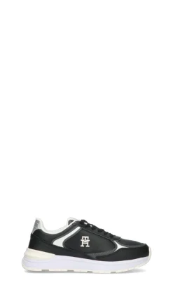 TOMMY HILFIGER Sneaker donna nera in pelle