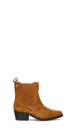 TOMMY HILFIGER Tronchetto donna marrone in suede