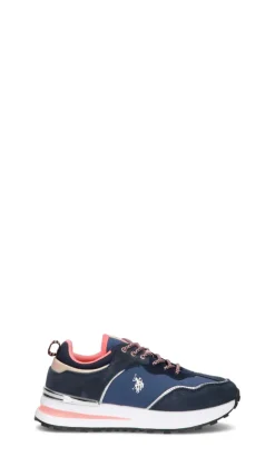 U.S. POLO ASSN. Sneaker donna blu in suede